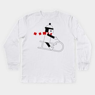 Line Rider Kids Long Sleeve T-Shirt